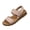 Beige, variant on Willtoo Women's Summer Fashionable Slip on Slingback Flat Sandals, Bohemian Trending Casual Comfortable Sandals for Beach Party