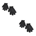 thumbnail image 4 of Jumpingount 1 par de guantes para niños, tejido de invierno para manualidades, cubierta para los dedos, accesorio de ropa, guante de punto con Negro 2piezas, 4 of 6
