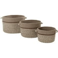 thumbnail image 2 of Rhody Rug CC38B010X008S 10 x 8 in. Casual Comfort Mocha Banded Basket, 2 of 2