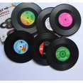 thumbnail image 4 of Juego de 6 posavasos de discos de vinilo Brillar 10,4 cm, 4 of 5