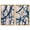 Gold Frame, variant on Blue Lines Set Canvas Set of 2 Luxe Abstract Sets by Art Remedy, Gallery Wrapped, 36 x 54