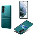 thumbnail image 1 of KSQ PU Leather + PC Diseño de ranuras para tarjetas traseras dobles Carcasa rígida elegante para Samsung Galaxy S22 5G -5774312918210 Estilo F Samsung Galaxy S22 5G Verde, 1 of 4