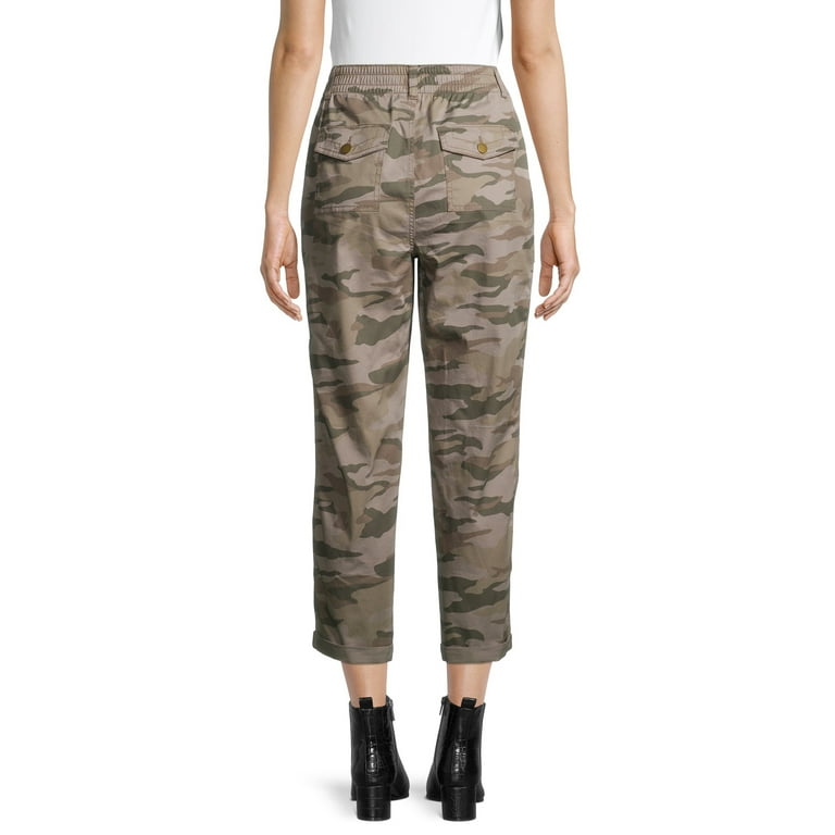 Time and Tru Camouflage Cargo Pants for Women