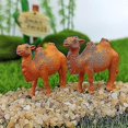 thumbnail image 4 of 10 piezas de figuras de camello, figura de camello pintada a mano, estatua de animal en miniatura, camello bactriano, modelo de animal de camello, figura de animal de escritorio Ca, 4 of 5