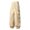 Khaki, variant on Mens Corduroy Tapered Cargo Pants Multi Pocket Mid Rise Drawstring Elastic Waist Bottoms Workwear Casual Outdoor Daily Comfort Trousers