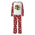 thumbnail image 2 of Conjuntos de pijamas navideños familiares a juego Grinch 2024, pijama de Grinch con parte superior y pantalones de pijama a cuadros, pijama de Grinch para niños y adultos para la familia, Hombres 2XL, 2 of 4