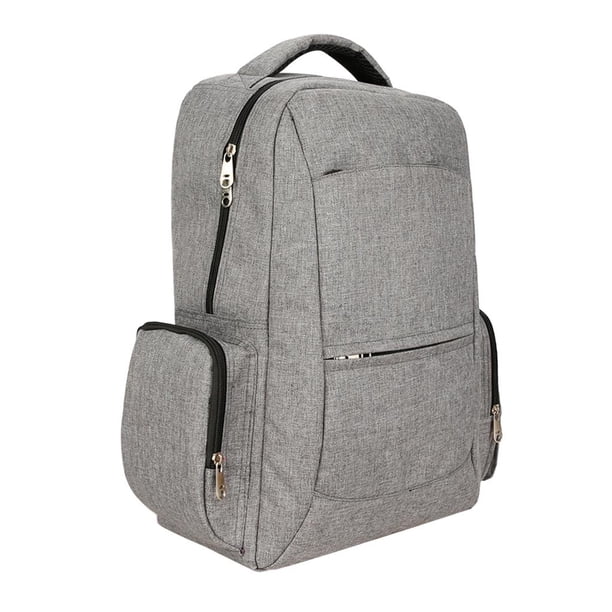 para bolso cambiador, para pañales para pañales con USB de carga para gris Baoblaze Mochila de mamá