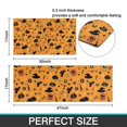 thumbnail image 7 of Halloween Witchy Icons on Orange Pattern Kitchen Rugs Sets Of 2,Anti Fatigue Kitchen Mat Rugs Non Slip Washable,Decorative Kitchen Floor Mats for Kitchen,Sink,Laundry,17"x30"+17"x47", 7 of 7