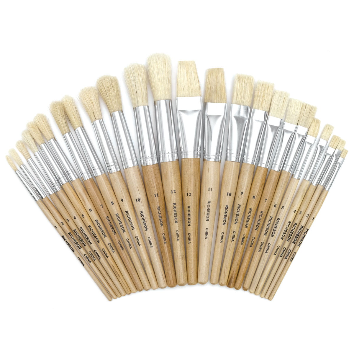 Small Paint Miniature Brushes Fine Tip 6pc 000 Paintbrushes Set
