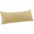 thumbnail image 1 of ccwonima Body Pillow Case, 110 GSM Brushed Microfiber Pillowcases No Zipper, Soft Full Body Pillow Covers for Long Pillows Body(20"x72") Light Tan, 1 of 1