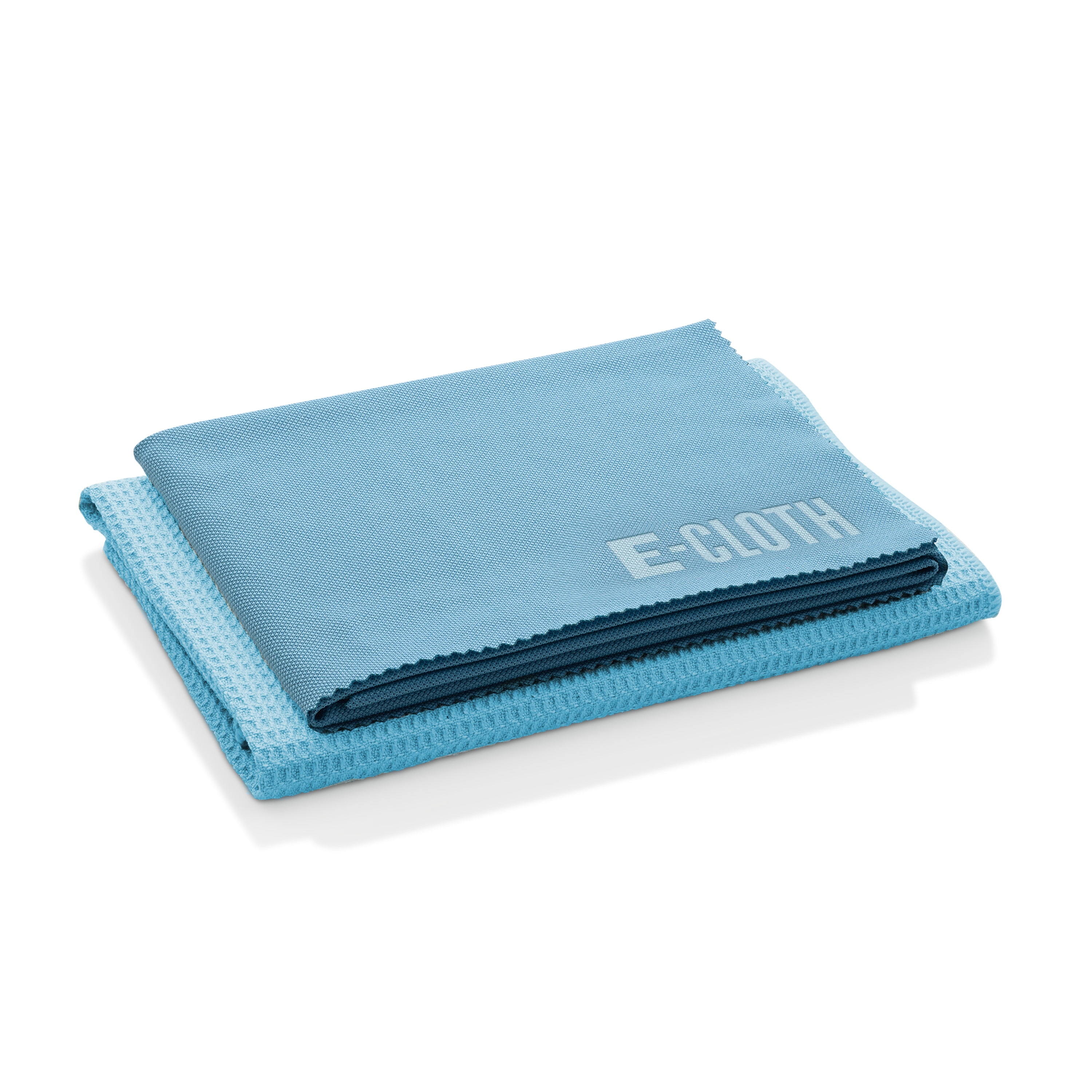 ECloth Window Cleaning Pack, Microfiber Glass Scrubbing Cloth & Polishing Cloth (Set of 2