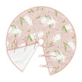thumbnail image 2 of Daiia Rabbit Drawing Merry Christmas Tree Skirt , Xmas Large Lace-up Tree Skirt, Santa Snowflakes Rustic Home Decorations New Year Party Farmhouse Decor-48", 2 of 7