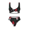 thumbnail image 4 of Daiia Amanita Mushroom Women's Bikini Set Two Piece Swimsuit High Waisted Bikini Adjustable Straps Bikini Perfect for Beach, Pool, and Summer Vacation-XX-Large, 4 of 9