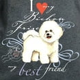 thumbnail image 3 of CafePress - Bichon Frise Women's Dark T Shirt - Women's Traditional Fit Dark T-Shirt, 3 of 4