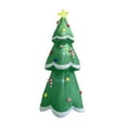 thumbnail image 4 of Árbol inflable de Navidad de 2,1 m con forma de estrella, decoración navideña para el patio, accesorios de fotos para patio, balcón y jardín., 4 of 9