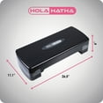 thumbnail image 3 of HolaHatha Aerobic Step Platform Exercise Fitness Equipment w/ Adjustable Height, 3 of 11