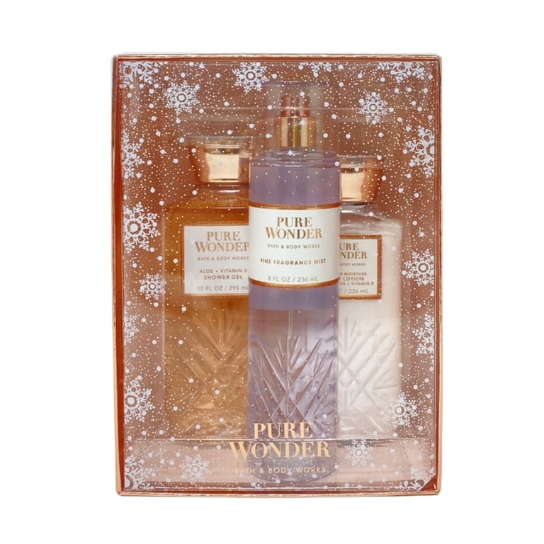 Bath and Body Works Pure Wonder Gift Box Trio Set