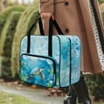 thumbnail image 3 of ZIATUBLE Hibiscus Turtle Sewing Machine Tote Bag Large Capacity Sewing Machine Cases Easy to Clean Sewing Machine Bobbin Storage Case Soft Sewing Machine Tote Storage Case Carry Bag, 3 of 7