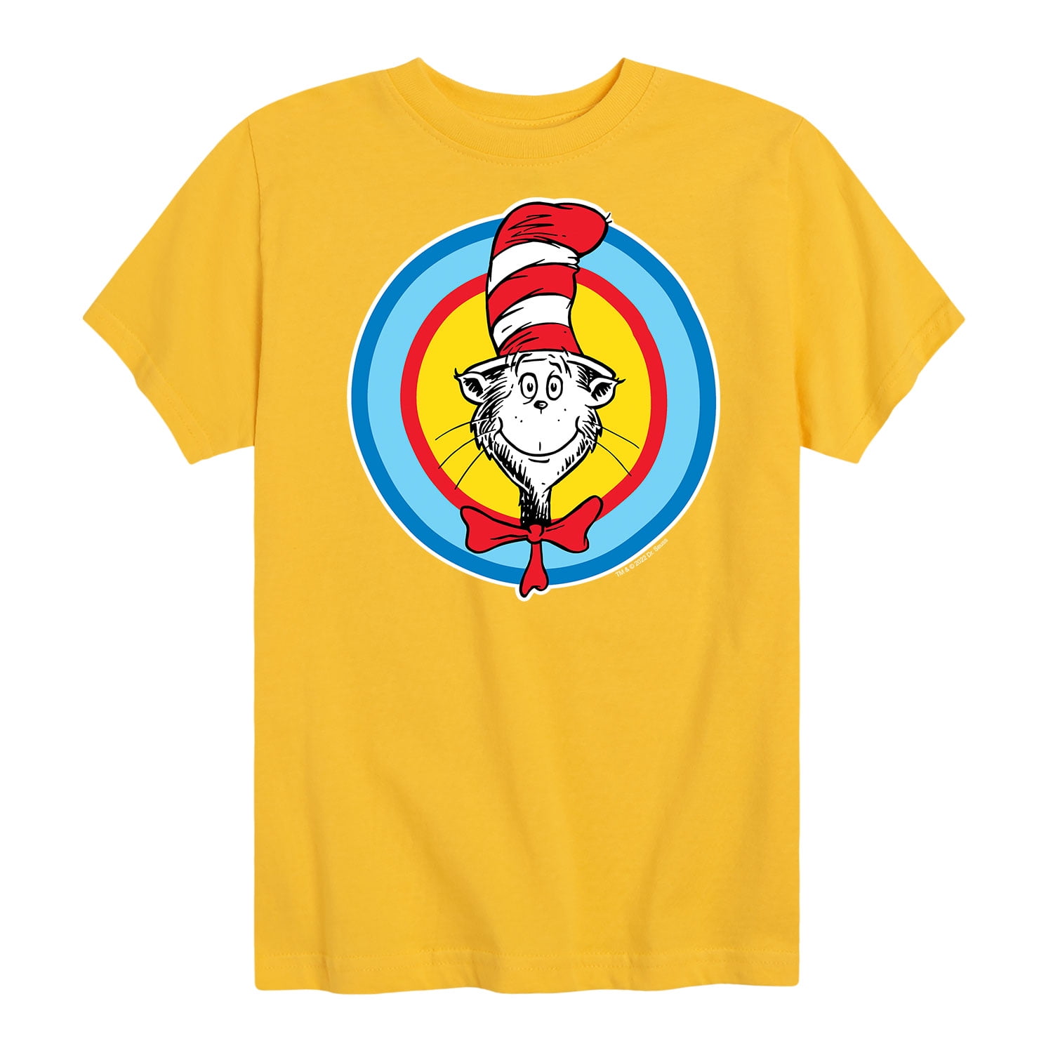 Dr. Seuss Cat In Hat Smile Toddler And Youth Short Sleeve Graphic T