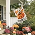 thumbnail image 2 of Happy Fall House Flag 28x40 Inch Double Sided Vertical Thanksgiving Yard Autumn Pumpkin Outdoor Decor DF076-28, 2 of 4