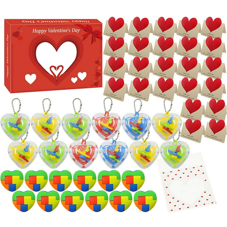 Valentines Day Gifts for Kids, Mini Valentine Cards & Envelopes