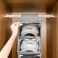 thumbnail image 3 of Organizadores Closet Almacenamiento De Gorra De Béisbol Xtellar gris, 3 of 3