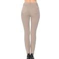 thumbnail image 3 of Wax Denim Womens Juniors Push-Up High-Rise Colored Twill Pants KHK-7, 3 of 3