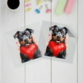 thumbnail image 3 of Happy Valentine's Day Pitbull Brings Love Heart Cutout Transfer Sticker Terrier Dog Lover Transparent Decal Art Decor - 02028, 3 of 5