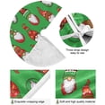 thumbnail image 2 of FMSHPON RedGreen Gnomes Xmas Christmas Tree Skirt Stand Mat for Holiday Party Decoration Indoor Outdoor 48 inches, 2 of 6
