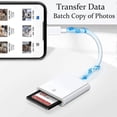 thumbnail image 2 of SD Card Reader with Lightning Connector - Plug & Play Adapter for iOS Devices, 2 of 5