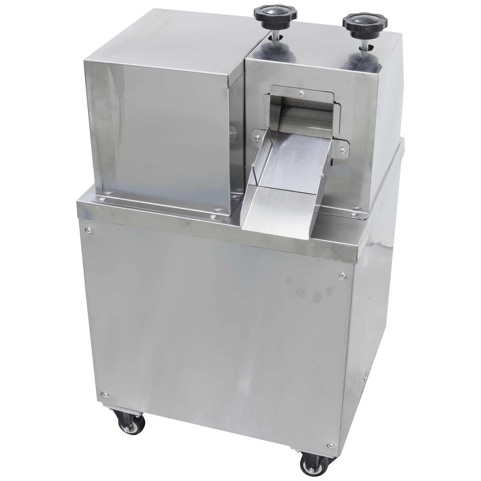3-Roller Sugarcane Juicer Extractor Machine Vertical Type Knob Adjustment 110V 750W