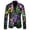 06-Purple, variant on IWRICH Mardi Gras Jackets for Men Carnival Printed Blazer Slim Long Sleeve Button down Suit Jackets Holiday Sport Coat 08-Purple XL