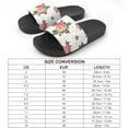 thumbnail image 2 of GZHJMY Stylish Slides for Women Men, Pink Striped Flower Soft Flexible Slip-on Sandals Slippers, 2 of 7