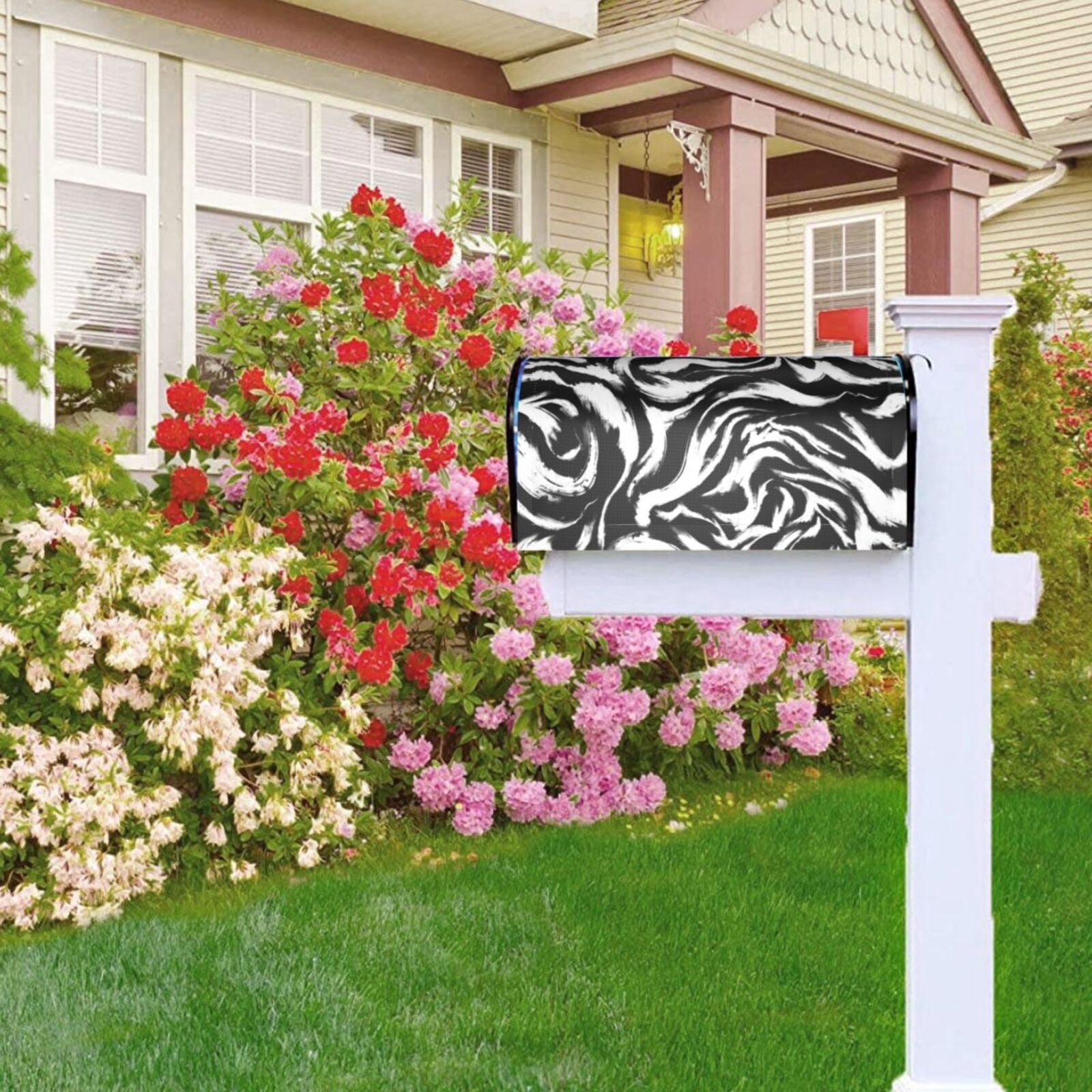 Kdxio Magnetic Mailbox Cover 25.5x21 in Mailbox Cover Outdoor Decoration Holiday Mailbox Covers for Home Garden Yard-25.5x21 in