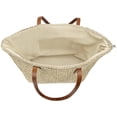 thumbnail image 4 of Kukuzhu Womens Large Straw Beach Tote Bag Handmade Woven Shoulder Bag Handbag Purse for Summer, 4 of 6