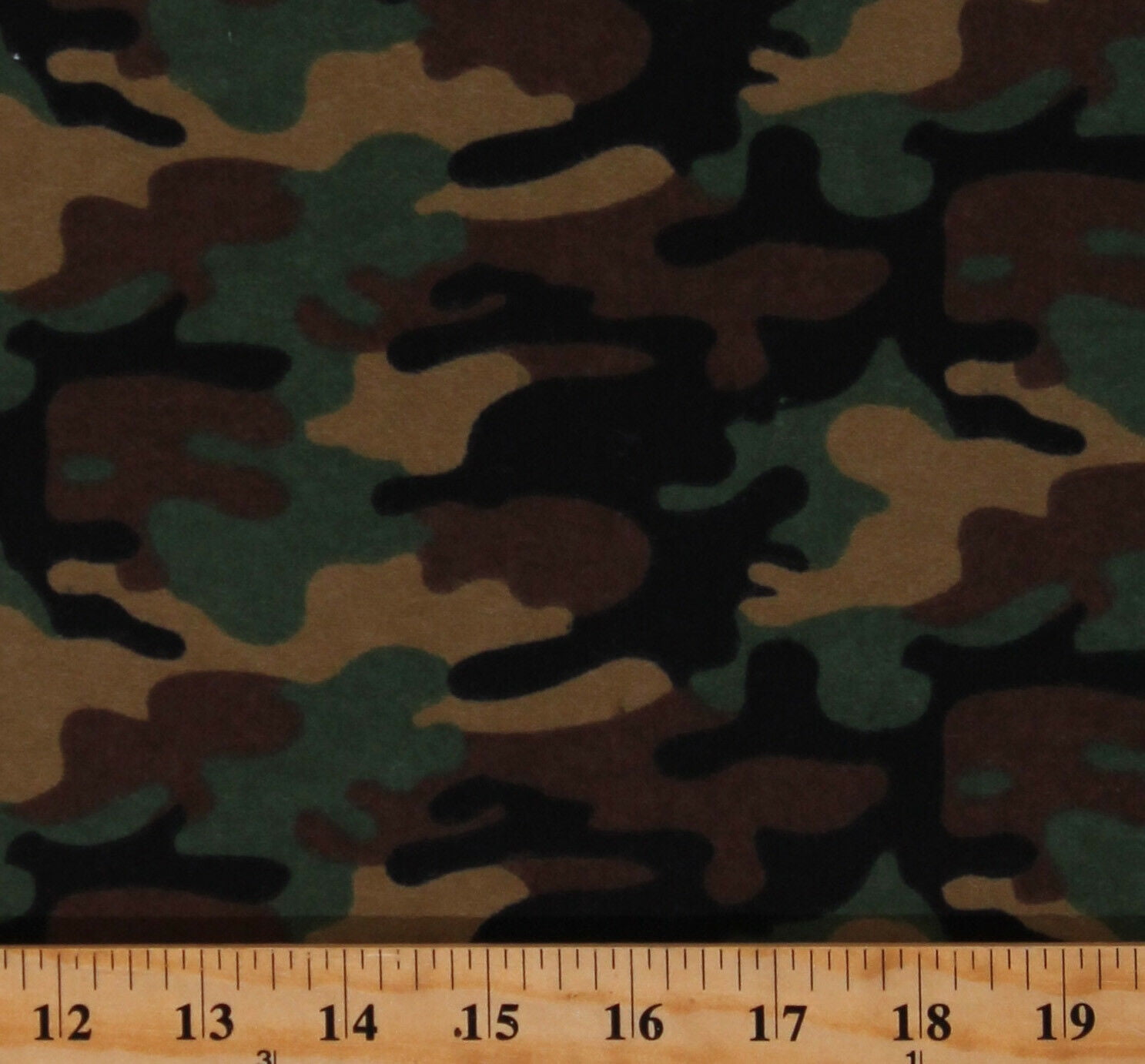 100% Cotton Army Camouflage Camo Print Fabric Sold By The Yard 