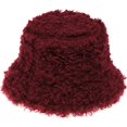 thumbnail image 6 of CoCopeaunts Solid Color Fisherman Hat Men Autumn Winter Versatile Lamb Wool Pot Hat Winter Warm Women Basin Hat Outdoor Foldable, 6 of 8