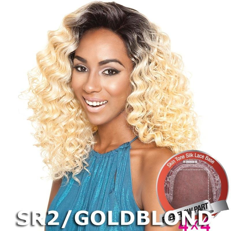 Brown Sugar Human Hair Blend Silk Lace Wig Bs605 Sm99j Bug Walmart Com Walmart Com