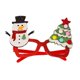 thumbnail image 2 of Bewildely Gafas de Navidad Decoraciones para fiestas Juguetes para niños adultos Papá Noel Muñeco de nieve Cuernos Gafas Navidad Decoración Vacaciones Kits de decoración para fiestas 3# Bewildely HA000270-03B, 2 of 6