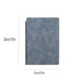 thumbnail image 2 of Kabnic Whiteboard Notebook, Reusable Dry Erase Whiteboard, A5 Portable Dry Erase Pad with PU Cover White Board for Notes Lists Memo Message Presentation, Gray, 2 of 8