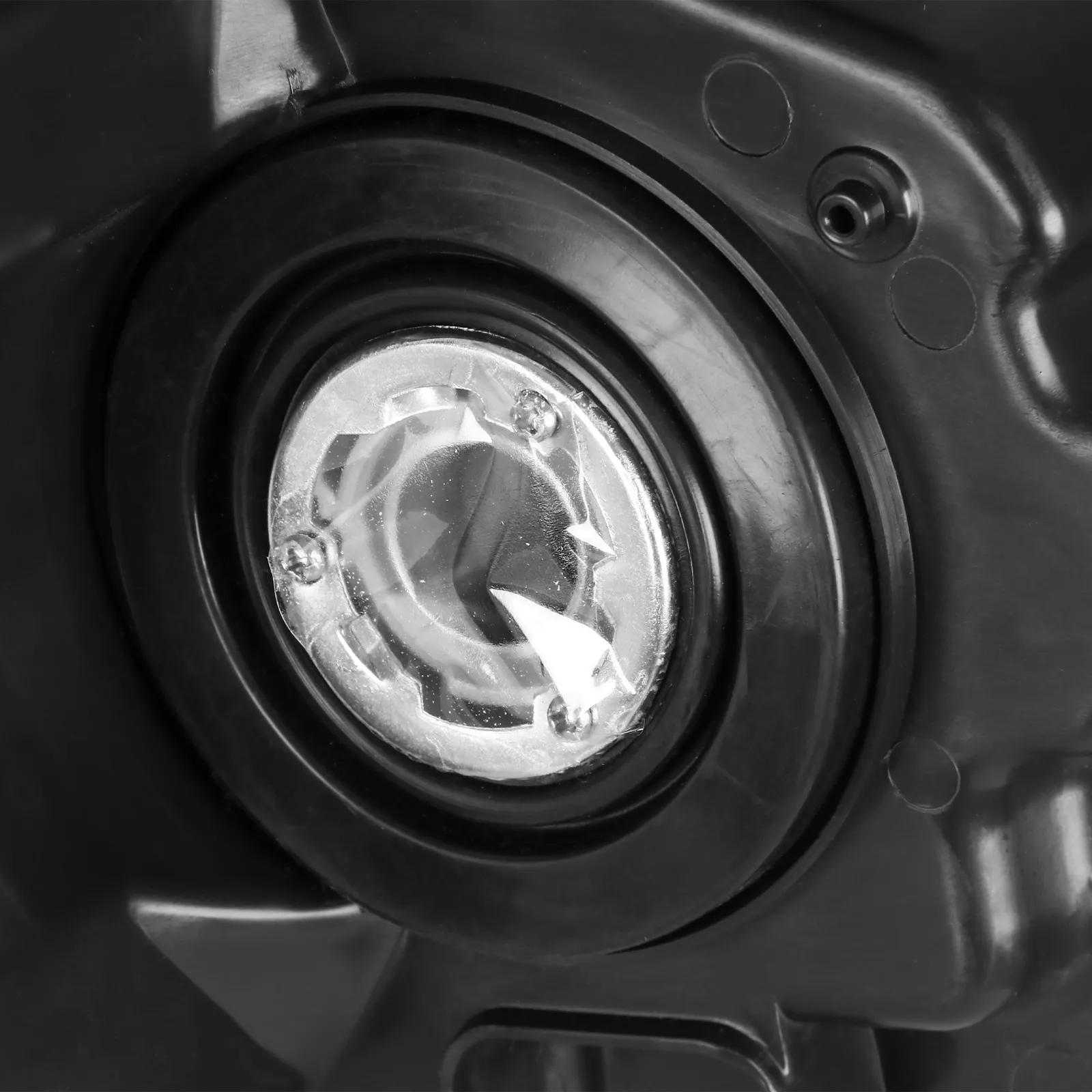 MOSTPLUS Black Headlights Assembly for 2008-2013 Nissan Rogue Left & Right