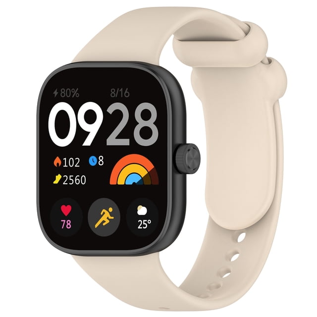 Pulsera de silicona deportiva de color sólido a prueba de sudor con ajuste cómodo y amplia compatibilidad compatible con Smartwatch