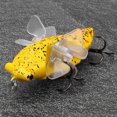 thumbnail image 3 of Leurres de Pêche Appâts Durs, Leurre de Poisson Dur en Forme de Cicada Bionique pour Bar Truite Doré Poisson-Chat Poisson Rouge, 3 of 7