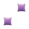 thumbnail image 4 of Billuyoard Funda para cojín de asiento, color sólido, suave, agradable al tacto, resistente, lavable, reutilizable, con cremallera, funda de Púrpura 40x40cm 2Conjunto, 4 of 6