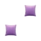 thumbnail image 3 of Inteprter Funda de cojín de asiento Funda de almohada de color sólido Púrpura Púrpura 40x40cm 2piezas, 3 of 6