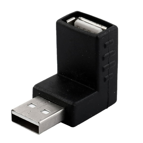 USB 2.0 Male to Female Vertical Up 90 Degrees Angle Adapter Coupler Connector