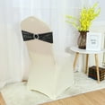 thumbnail image 3 of Jiaroswwei Chair Sashes Bows Premium Stretch Chair Cover Band with Buckle Slider Universal Elastic Chair Ties for Romantic Wedding Party Ceremony Reception Banquet Home Decoration, 3 of 8