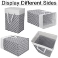 thumbnail image 5 of Xmushyra 2 Pack Large Laundry Baskets, Laundry Hampers, Freestanding Waterproof Collapsible Clothes Basket with Easy Carry Handles in Laundry Room Bathroom Bedroom Dorm,75L, 5 of 6