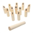 thumbnail image 2 of Juego de Lanzamiento de Bloques Numerados de Madera, Juego Familiar de Dispersión para Lanzar , Juego de Patio para Patio de Juegos de Fiesta, 2 of 5