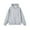 #106-Gray, variant on Donemore Men's Hooded Sweatshirt Heavyweight 550GSM Solid Color Casual Loose Fit Pullover Japanese Fleece